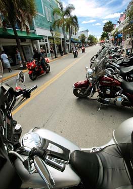 Poker Run 2009 photo - Duval Street, Key West